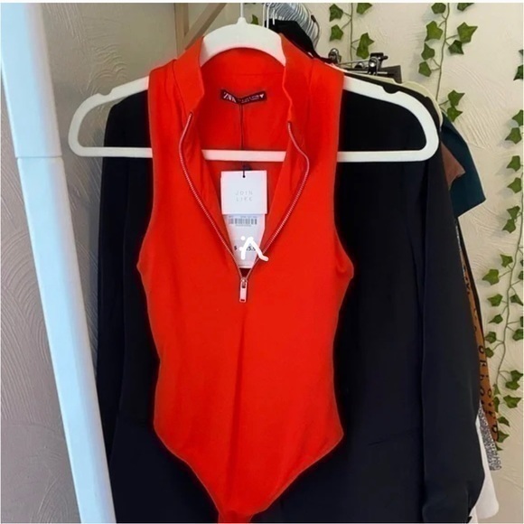 ZARA bodysuit zipper up design 5039/327 - Picture 2 of 7